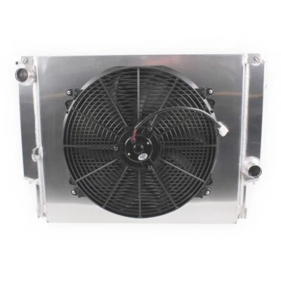 Ventilador de cubierta de radiador de aluminio CU975 para BMW 325i 325is 325iX L6 1988-1991 Foto 1 de 4