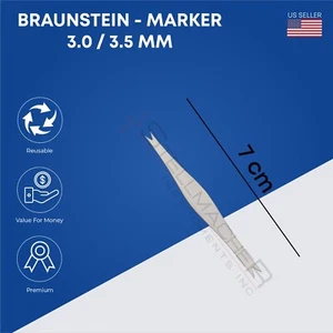 Braunstein Marker 3.0 / 3.5mm 7 cm Stainless Steel ophthalmic instruments - Picture 1 of 2