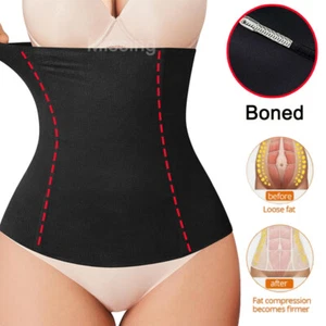 Women Postpartum Recovery Bands Tummy Tuck Belt Body Shaper Waist Trainer Belt - Picture 1 of 20