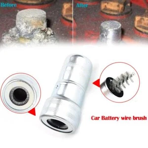 Car Cleaning Battery Post Terminal Cables Cleaner Dirt Hand Corrosion Y9B3 - Picture 1 of 12