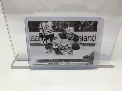 2022-23 Upper Deck Series 1 Jason Robertson UD Canvas Black & White #C28 - Image 1 of 2