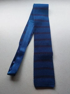 Joseph Turner Square Ended Silk Neck Tie - Picture 1 of 3
