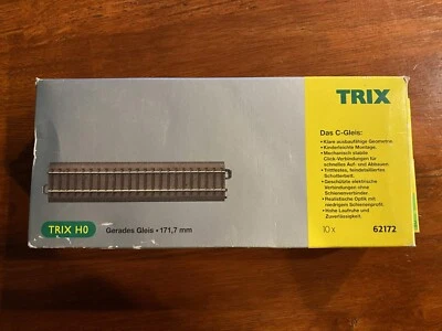 Trix 62172 HO 171.7mm / 6-3/4" Straight C Track Section, 9 units - Image 1 of 2