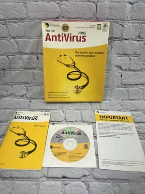 Symantec Norton AntiVirus 2005  Package w/Key For Windows XP/2000/ME/98 - Image 1 of 2