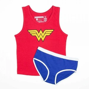 DC Comics Wonder Woman Girl's Tank/Underwear Underoos Set X-Small 4 - Picture 1 of 1
