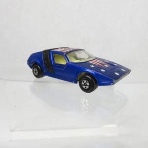 1972 Matchbox Superfast No. 41 Siva Spyder Lesney Blue Vintage - Picture 1 of 11