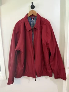 Chaps Harrington Jacke rot/rotbraun Herren XXL, Full Zip, kariertes Futter - Bild 1 von 6