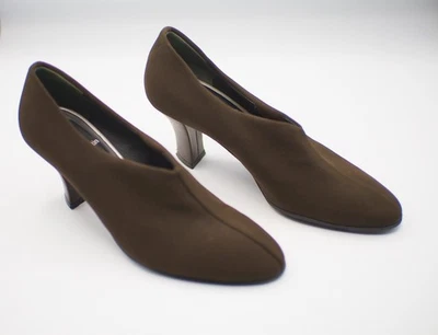 Thierry Rabotin RIA Marrón Microfibra Cuero Gatito Tacón Zapatos Mujer’s 8US Regalo Foto 1 de 4