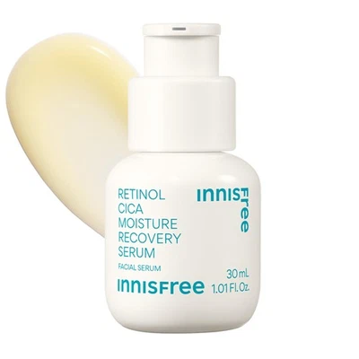 Suero innisfree Retinol Cica con Ácido Salicílico, Recuperación de Humedad Coreana Foto 1 de 2