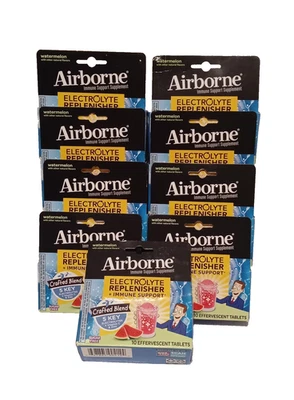 9x Suplemento de Apoyo Inmunológico Aerotransportado Sandía 10 Efervescentes Ea. Exp.04/2026 Foto 1 de 3
