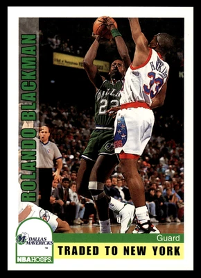 1992-93 Hoops Rolando Blackman #45 New York Knicks NBA Basketball - Image 1 of 2