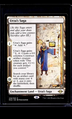 2021 MTG Magic The Gathering MH2 Modern Horizons 2 #259 Urza's Saga - Image 1 of 2