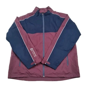 Chaqueta de golf Sunderland Matterhorn impermeable para hombre azul borgoña talla XXL - Imagen 1 de 10