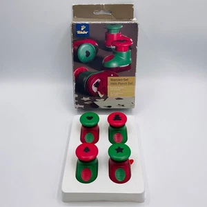 Tchibo Punch Set Cuore Albero di Natale Stella Orsacchiotto Stanzen-Set Artigianato Vacanze - Foto 1 di 11