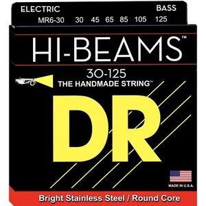 DR Saiten HI-BEAM - Edelstahl Basssaiten: 6-Saiten Medium 30-125, - Bild 1 von 1