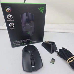 Razer Viper Ultimate Wireless Mouse - Black (with Dock+ Dongle) Faulty - Picture 1 of 11