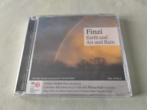 FINZI Earth and Air and Rain Ashley Riches Vignoles new sealed 2018 BBC CD album - Picture 1 of 2