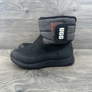 Ugg Youth Toty Weather Winter Boot Size 12 Black Gray - Picture 1 of 14
