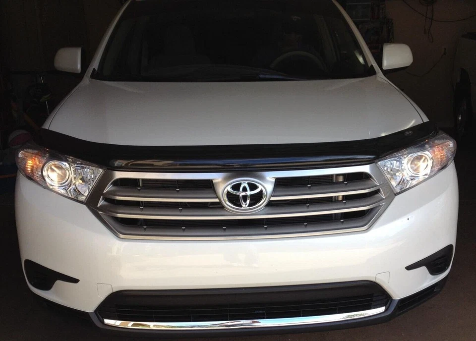 Protector de capó BugFlector deflector protector contra insectos para Toyota Highlander 2011-2013 Foto 1 de 3