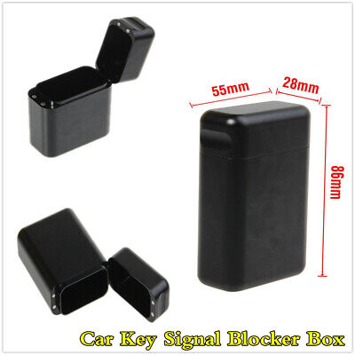 CNC Aluminum Car Key RFID Shield Case Keyless Entry Signal Blocker Anti-theft • 27.13€