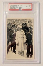1936 German winter OLYMPICS Reemstma card PSA 6 Figure SKATER Sonja Heinie rare 