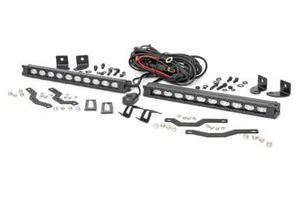Rough Country for Ford Dual 10in LED Black Series Grille Kit 18-20 F-150 XLT - Picture 1 of 7