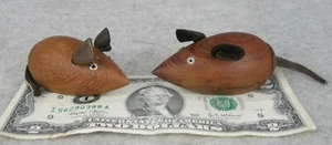 Mid Century Denmark Danish Modern Mice Salt & Pepper Shakers Kaj Bojesen Style - Picture 1 of 9