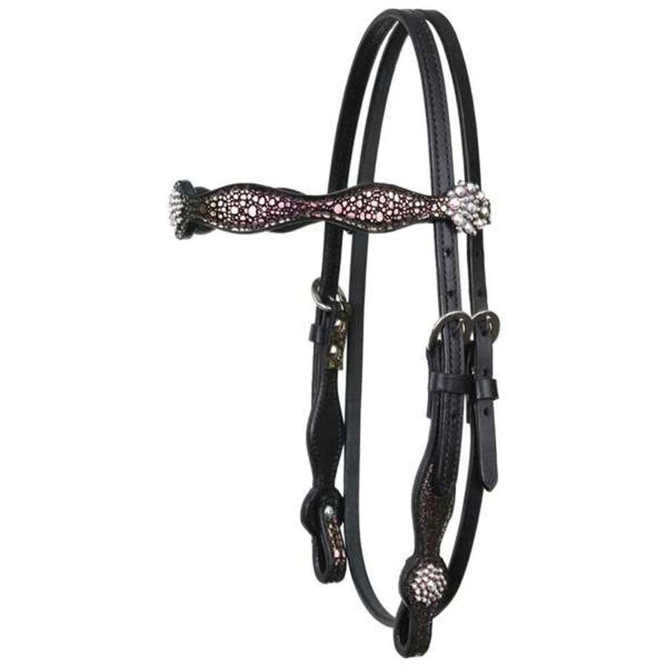 1064-11-S8 Circle Y Cowtown Sirens Song Browband Headstall NEW - Image 1 of 1