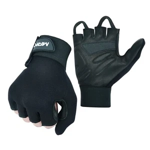 Wheelchair Gloves Mobility Disability Padded Palm Leather Full Thumb Cycle Glove - Picture 1 of 33