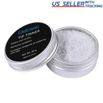 Delcast Soldering Iron TIp Tinner Activator Cleaner