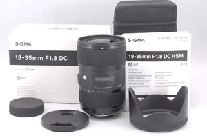 SIGMA 18-35mm F/1.8 DC HSM Art Lens For Nikon F mount with Box - Picture 1 of 13