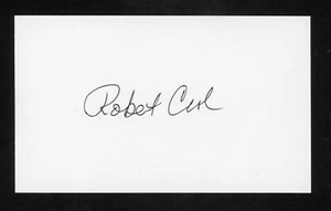 Tarjeta índice firmada por Robert F. Curl ganador del Premio Nobel 3x5 G1308 - Imagen 1 de 1
