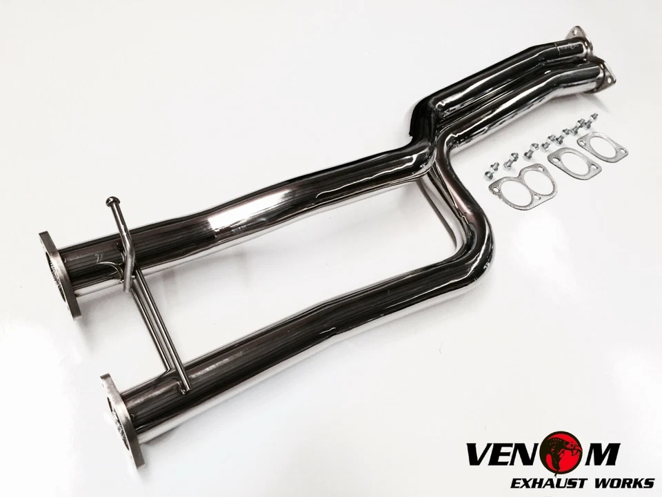 Venom Ford BA BF Twin 2.5" Ute Straight Pipes - Xr6 Turbo Xr8 GT FPV F6 Exhaust