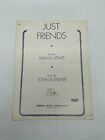 Just Friends sheet music John Klenner, Sam M. Lewis