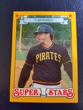 Tom Prince Pittsburgh Pirates 1989 Pacific Cards and Comics Orange Border #8 NM