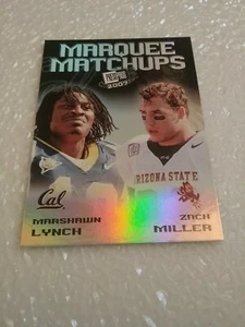 Marquesina Marshawn Lynch/Zack Miller 2007 Presspass #MM-6 - Imagen 1 de 4