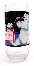 Coca Cola Polar Bear Coke Stand Tumbler 16oz Vintage Christmas Holiday Cubs