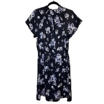 Rebecca Taylor 100% шелк тонкий галстук талии цветочный рубашка платье размер 6 новый без ЯРЛЫКОВ - Изображение 1 из 4