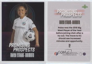 2021 Parkside NWSL Promising Prospects Purple /500 Raisa Strom-Okimoto Rookie RC