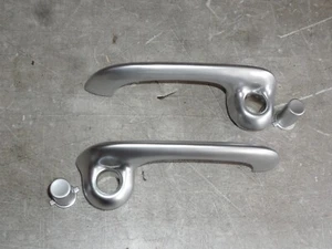 1965 1966 1967 1968 Ford Mustang Scott Drake Satin Finish Outer Door Handle X2 - Picture 1 of 7