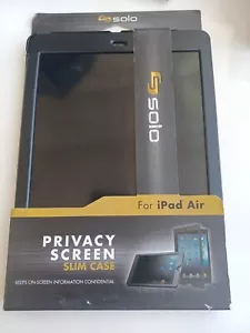 Solo - Privacy Screen iPad® Air Case - Black - Picture 1 of 2