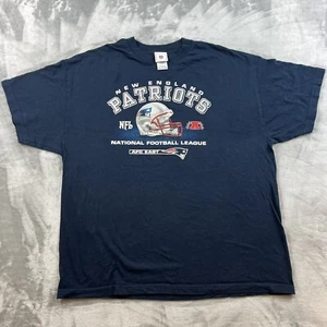 Vintage New England Patriots NFL T-Shirt Gr. XXL Blau AFC East - Bild 1 von 7