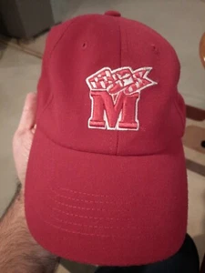 Vintage Red University Of Maryland Terrapins Hat Spandex Fit - Picture 1 of 7