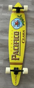 PACIFICO Cerveza Clara Logo Design Longboard Skateboard 46" Never Used - Picture 1 of 11