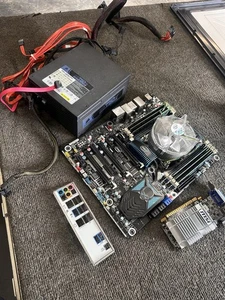 Intel DX79SI + Core i7-3930K + 48GB RAM Corsair HX-750W PS Workstation Computer - Picture 1 of 14