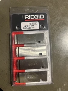 Rigid Universal #47745 Die Set 1/2 - 3/4 NPT Right Hand Alloy Steel New - Picture 1 of 2