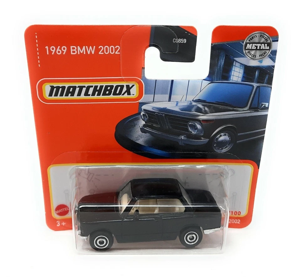 Matchbox n. 84 BMW 2002 1969 nero International short card superfast 2021 - Immagine 1 di 1