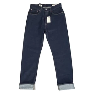 Levi’s 501 Selvedge Jeans 90s Cuffed Dark Wash Size 30x36 NWT - Picture 1 of 11