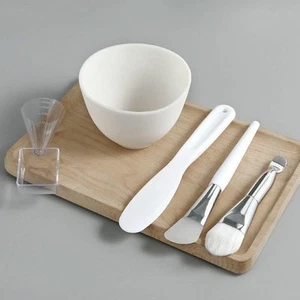 Face Mask Mixing Bowl Set with Silicone Facial Bowls, Brushes, Applicator Spa... - Picture 1 of 9