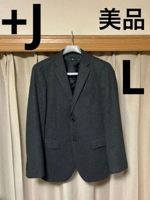 UNIQLO+J Tailored Jacket Gray Wool L - Image 1 of 4